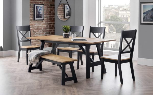 Hockley Dining Table with Bench